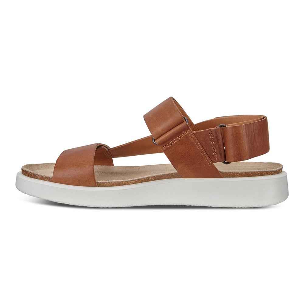 Sandalias Hombre - ECCO Corksphere Flat - Marrom - WOA468172